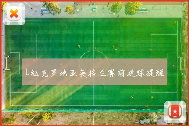 L组克罗地亚英格兰赛前进球提醒